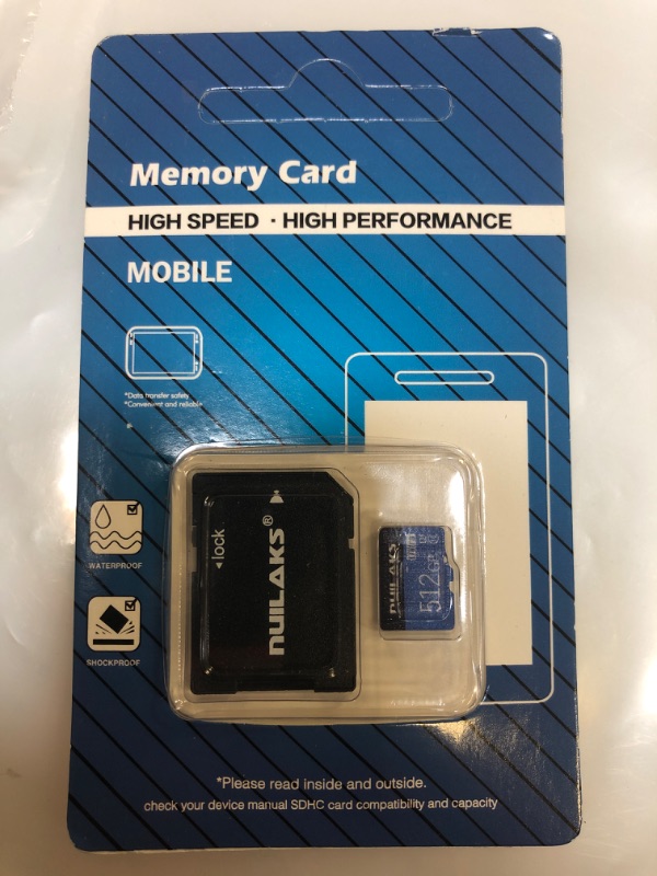 Photo 2 of 512GB Micro SD Card Class10 MicroSD Card for Nintendo Switch High Speed Memory Card for Android Smartphone Digital Camera Tablet and Drone
