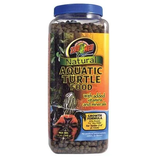 Photo 1 of Zoo Med Growth Formula Natural Aquatic Turtle Food 13 oz BEST BY 9/19/2026