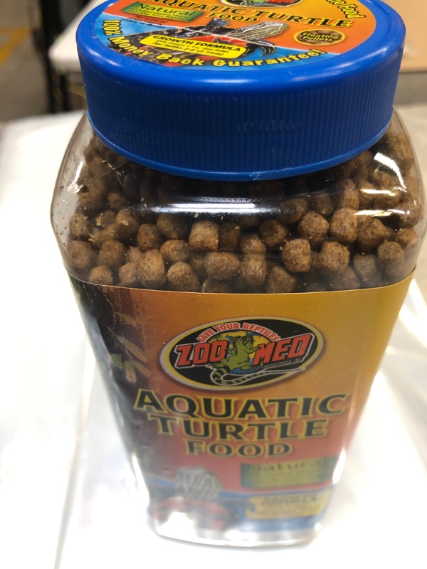Photo 2 of Zoo Med Growth Formula Natural Aquatic Turtle Food 13 oz BEST BY 9/19/2026