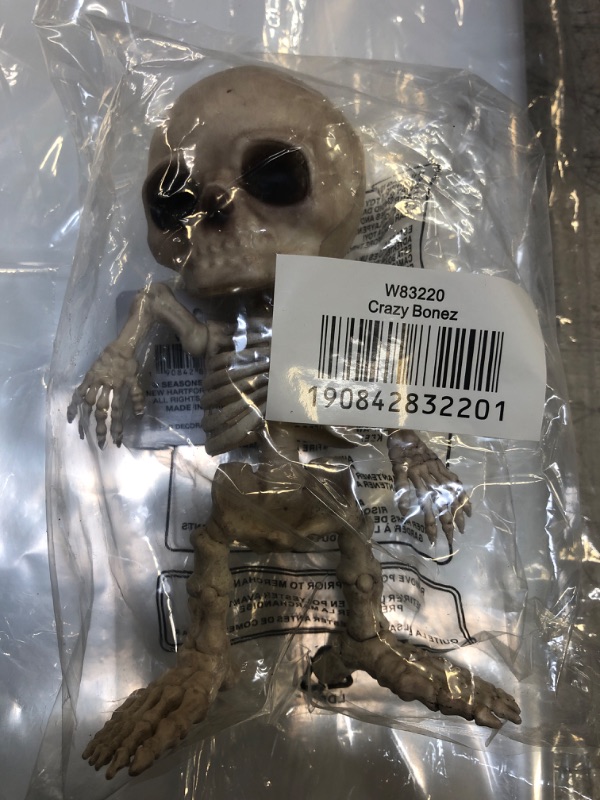 Photo 2 of 7" Crazy Bonez Creepy Skeleton Figurine