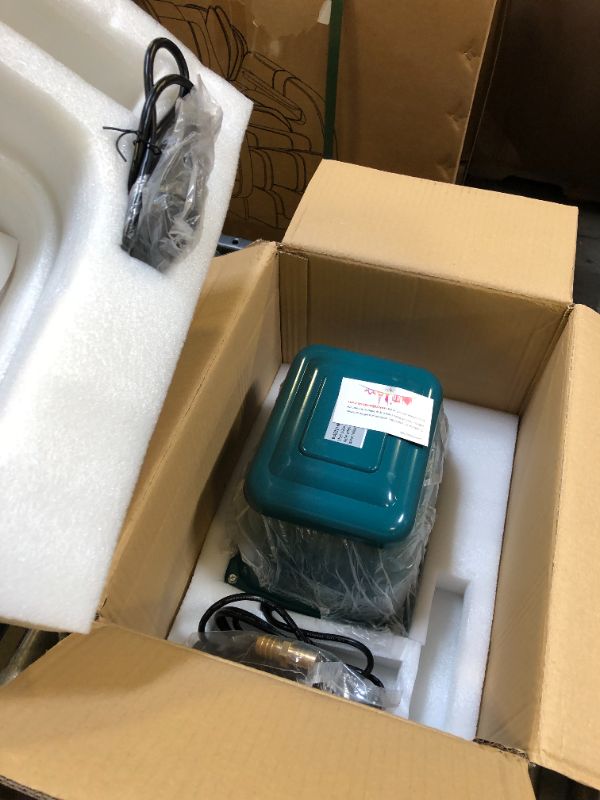 Photo 1 of UOKRR Septic Linear Air Pump 85L/Min Air Flow Pond Aerator Pump W/Timer, Pond Aeration System for Ponds, Water Gardens, Waste Treatments, Septic Tanks, Aquariums, Seafood Restaurants, Fish Farms 1350GHP(85LPM)