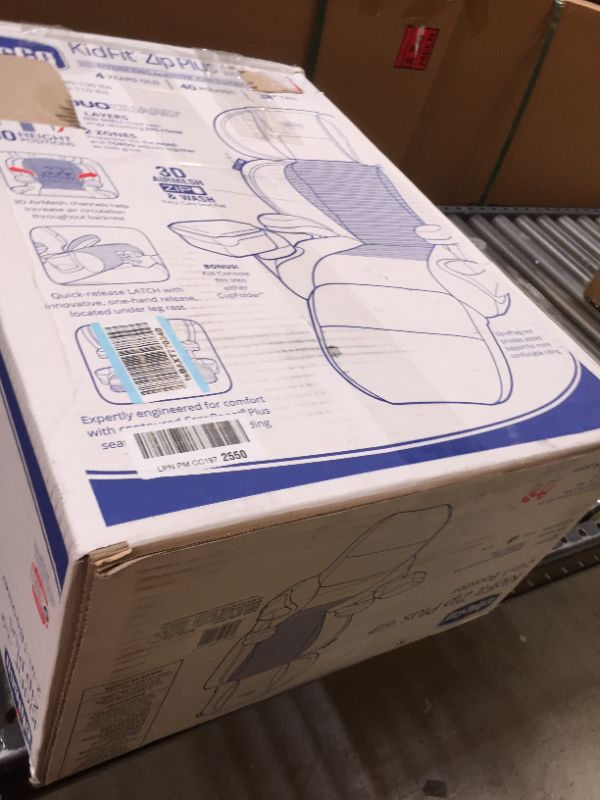 Photo 1 of Chicco KidFit Zip Air Plus 2-in-1 Belt Positioning Booster Car Seat - Q Collection KidFit Zip Air Q Collection