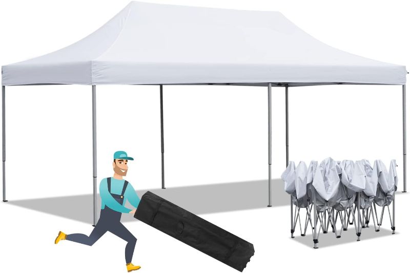 Photo 1 of 10x20 FT Pop up Canopy, Wonlink Folding Heavy Duty