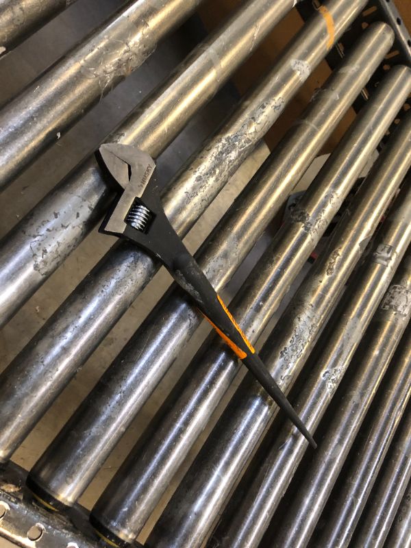 Photo 1 of 15 in. Adjustable Construction Spud Wrench
