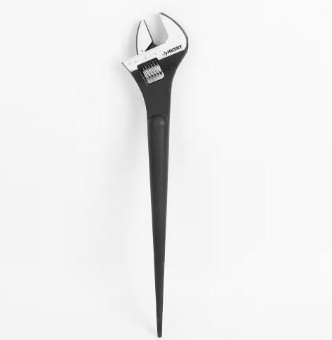 Photo 1 of 15 in. Adjustable Construction Spud Wrench
