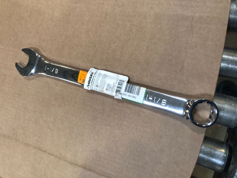 Photo 2 of 1-1/8 in. 12-Point SAE Full Polish Combination Wrench
