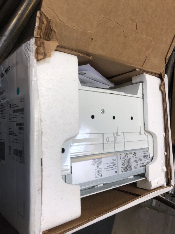Photo 1 of HP LaserJet MFP M140w Wireless Black and White All-in-One Printer (7MD72F), White New Version: M140w