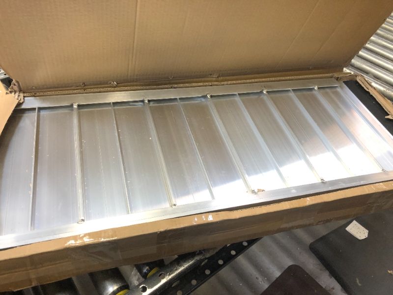 Photo 2 of LIEKUMM 4ft Folding Wheelchair Ramp, Portable Handicap Ramp for 600LBS Capacity, Aluminum Ramps with Non-Slip, Threshold Ramp for Wheelchairs, Home, Stairs, Steps, Doorways 4FT?using height range: 4.8"-11.9"?