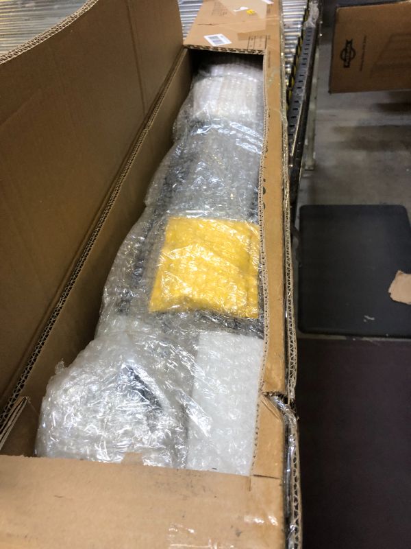 Photo 1 of VIVOSUN Outdoor Handrail, 4-5 Step Stair Handrail, 54" x 36" Fits 1 to 5 Steps, Wrought Mattle Iron Stair Railing with Curved Ends for Concrete Steps, Porch Steps, One-Step Assembly, Black 4-5 Steps Curve