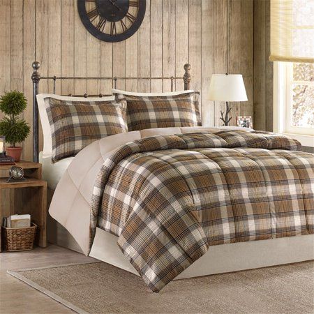 Photo 1 of Madison Park Woolrich Lumberjack Down Alternative Comforter Mini Set - King
