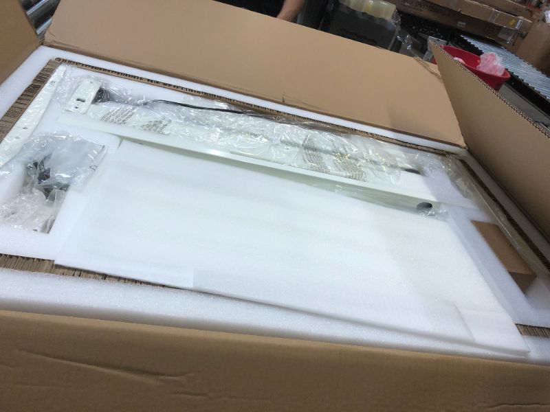 Photo 1 of Glass Standing Desk with Drawers