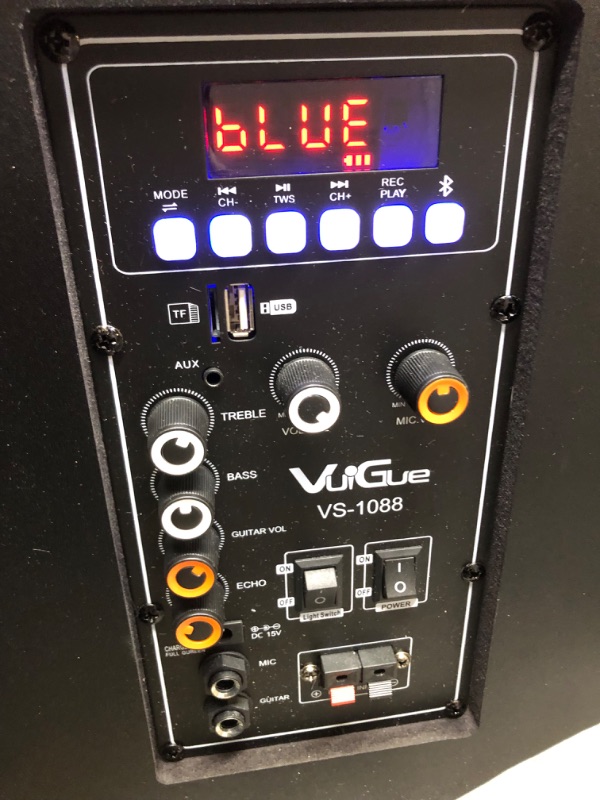 Photo 1 of Karaoke Machine for Adults,Bluetooth PA Speaker System 2 UHF Wireless Microphones,Disco Ball,Lyrics Display Holder,Echo/Treble Adjustment,Easy to Setup