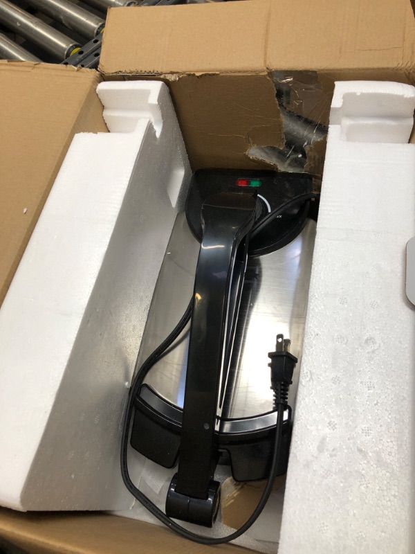Photo 1 of 10inch Roti Maker by StarBlue with FREE Roti Warmer - The automatic Stainless Steel Non-Stick Electric machine to make Indian style Chapati, Tortilla, Roti AC 110V 50/60Hz 1200W SB-SW2093