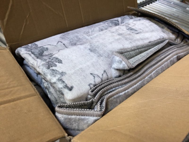 Photo 1 of Valenrug Area Rug 5x7 - Machine Washable Living Room Rug, Anti Slip Kitchen Rug, Stain Resistant Bedroom Rug (Grey, 5'x7') Tpr76-grey 5'x7'