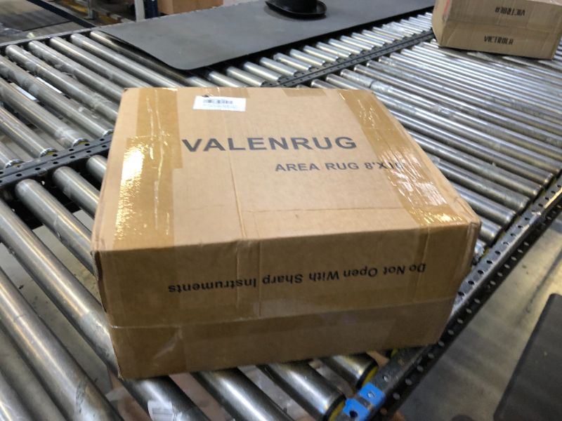 Photo 1 of Valenrug Area Rug 5x7 - Machine Washable Living Room Rug, Anti Slip Kitchen Rug, Stain Resistant Bedroom Rug (Grey, 5'x7') Tpr76-grey 5'x7'