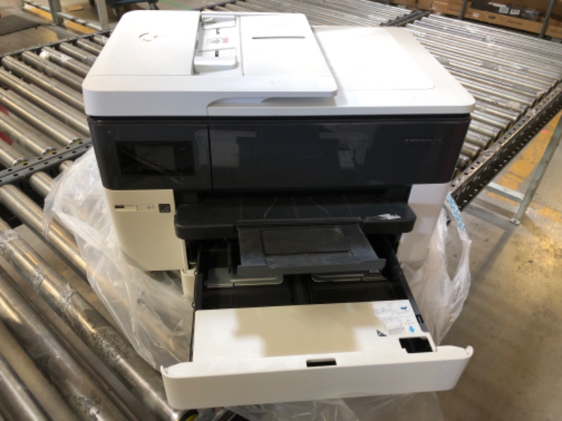 Photo 1 of HP OfficeJet Pro 7740 Wide Format All-in-One Color Printer with Wireless Printing, Works with Alexa (G5J38A), White/Black