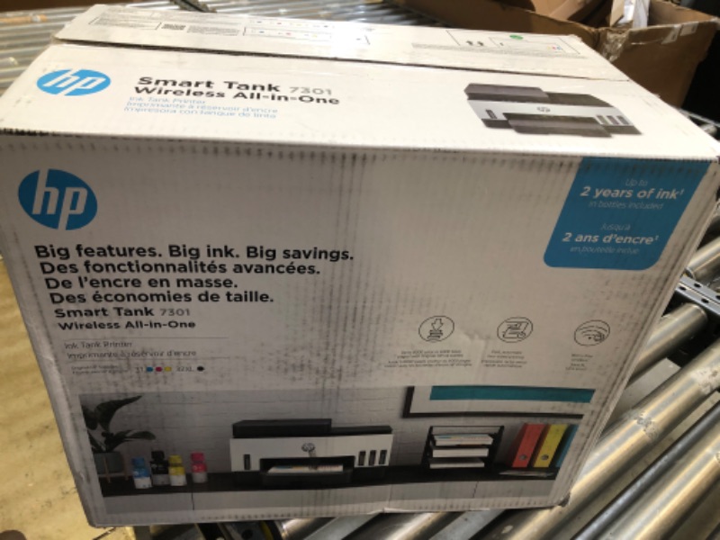 Photo 4 of HP Smart -Tank 7301 Wireless All-in-One Cartridge-free Ink Printer