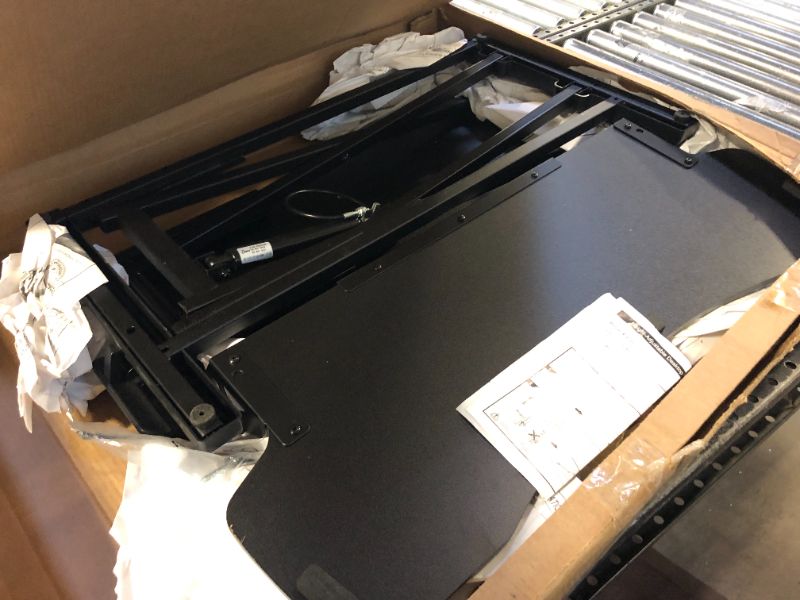 Photo 1 of Standing Desk Converter - 32" Height Adjustable Stand Up Desk Riser - Sit to Stand Desktop Workstation