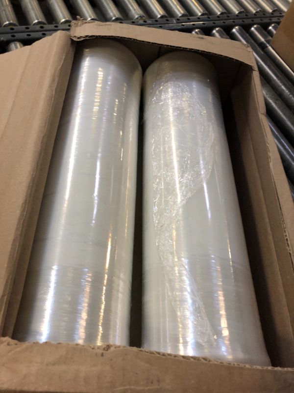 Photo 2 of [Made in USA] Reli. 4 Rolls | 18" Stretch Wrap (1,500 ft/roll) Clear Shrink Wrap/Stretch Plastic Wrap for Moving - Plastic Pallet Cling Wrap Stretch Film - 18" Stretch Film for Moving and Storage