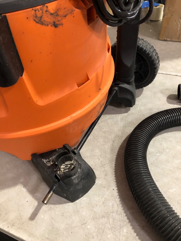 Photo 1 of ***NONREFUNDABLE - NOT FUNCTIONAL - FOR PARTS ONLY - SEE COMMENTS***
RIDGID 16 Gallon 6.5 Peak HP NXT Shop Vac Wet Dry Vacuum with Cart, Fine Dust Filter, Locking Hose and Accessories