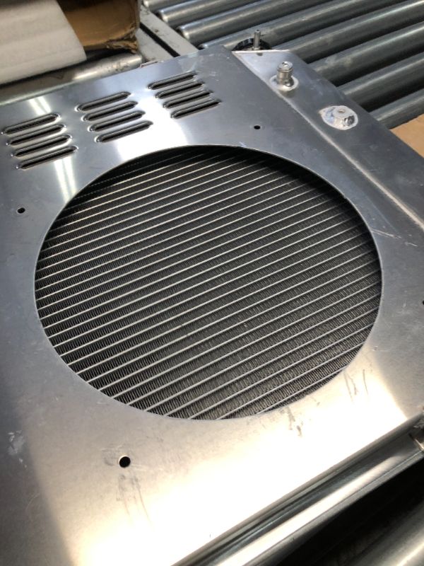 Photo 2 of ***USED - DAMAGED - SEE COMMENTS - UNABLE TO TEST***
ColQuee CC716 4 Row Aluminum Radiator&shroud 2x12"fans&Relay Kit Compatible for 1973-1991 74 75 76 77 78 79 Chevy C/K Pickup C10 C20 C30 K10 K20 A,Chevy Truck,K5 Blazer,Suburban