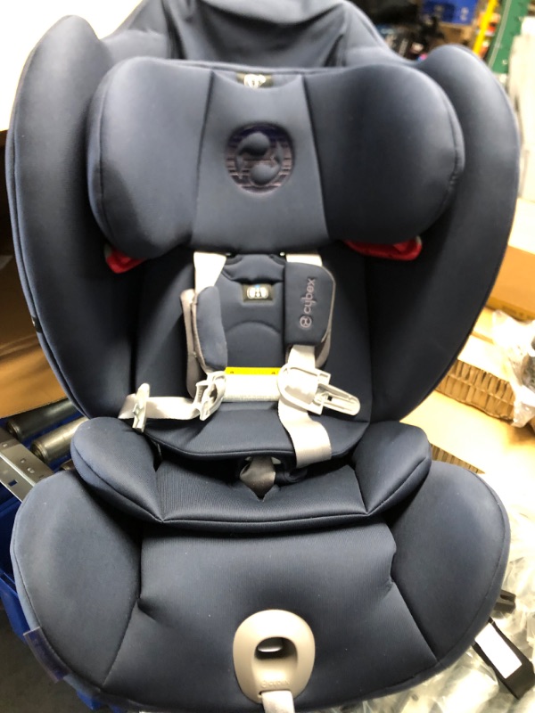 Photo 2 of Cybex Standard Eternis S All-in-One Car Seat with SensorSafe, Denim Blue