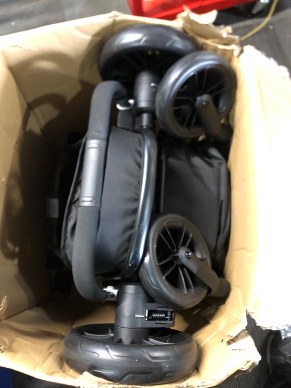 Photo 2 of Evenflo Pivot Xpand Modular Travel System with LiteMax Infant Car Seat with Anti-Rebound Bar (Sabino Gray)