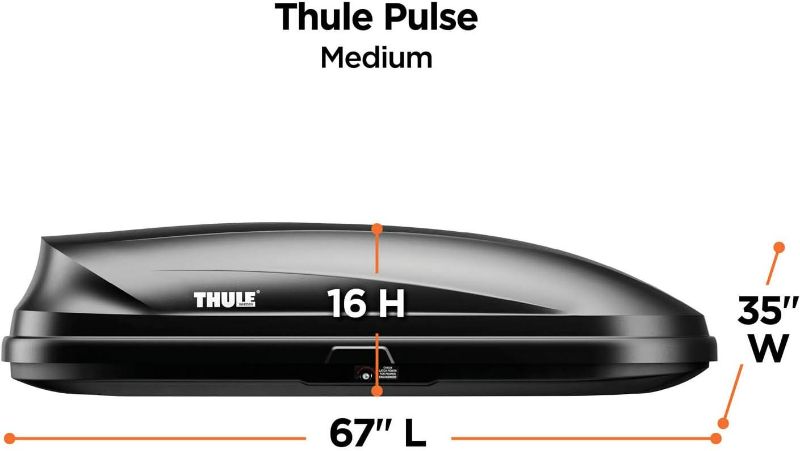 Photo 4 of (READ FULL POST) Thule 614 Pulse Rack, Medium, Black Medium Black