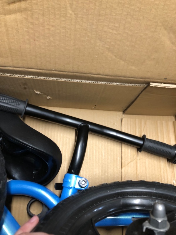 Photo 4 of **MISSING BASKET**
JOYSTAR 12/14 Inch Kids Balance Bike for 18months-6 Years Old Boys Girls, Lightweight Toddler Balance Bikes with Footrest and Handlebar Basket or Doll Seat Blue 12 Inch