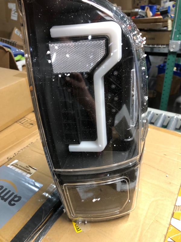 Photo 1 of CPW Tail Lights Compatible with [2016-2022 Toyota Tacoma] LED Tube Bar Tail lights (Black/Clear Lens/Clear Reflector)