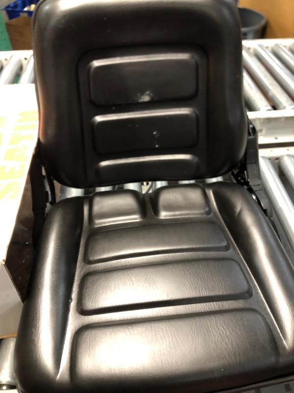 Photo 2 of SEATIN Universal Forklift Seat,Tractor Seat,with Micro Switch,for Tractor,Mower,Skid Loader,Telehandler,Backhoe,Excavator Dozer