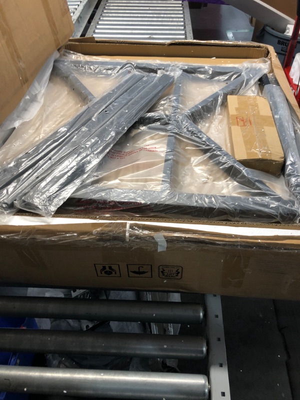 Photo 1 of 70.8-Inch Large Executive Desk, Modern Computer Office Desk, Wooden Writing Desk Study Table for Home Office Brown/Black