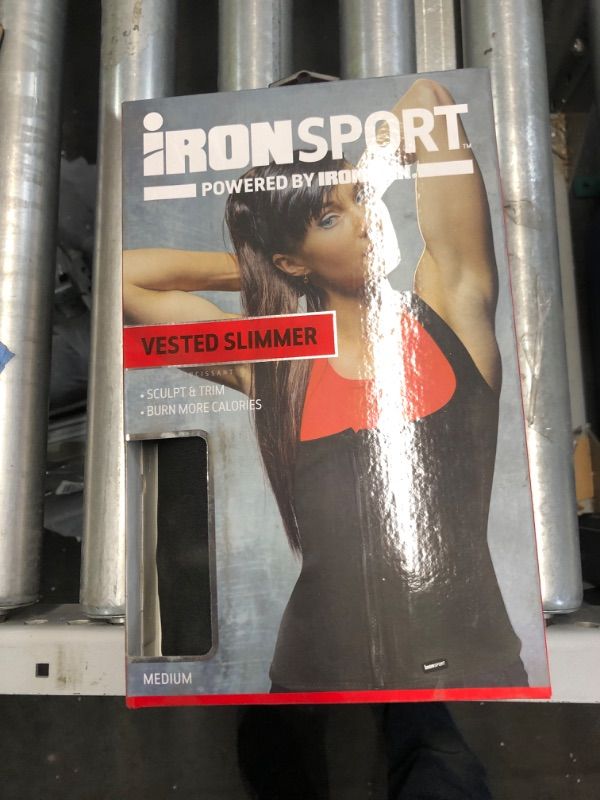 Photo 3 of **BUNDLE OF 2 (NON REFUNDABLE)**
IRONSPORT Black Polyester Iron Sport Vested Slimmer Belt - Waist Trimmer for Upper Body - Sculpts, Trims, and Burns More Calories