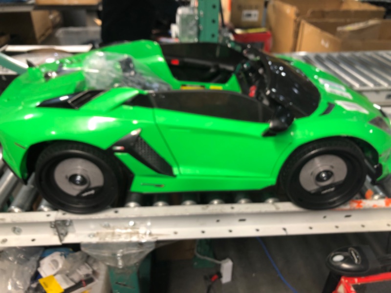 Photo 6 of **MISSING PARTS SEE NOTES**DAMAGED**
Hetoy Ride on Car for Kids 12V Licensed Lamborghini Electric Vehicles Battery Powered 