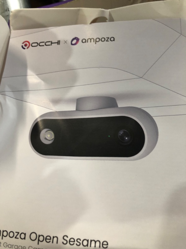 Photo 2 of OCCHI Smart Garage Door Opener Remote, Garage Camera, Security+ 2.0 System Compatible, Garage Door Open/Close Control, 2.4Ghz WiFi Only, Compatible with Alexa, No Monthly Fee, Powered by Ampoza