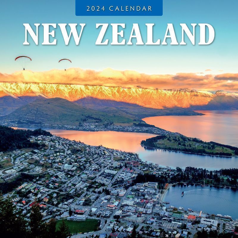 Photo 1 of 2024 New Zealand Wall Calendar by Red Robin, 12 x 12