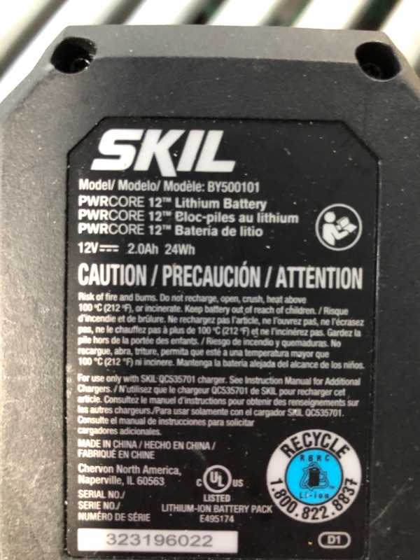 Photo 5 of **SEE NOTES MISSING CHARGER AND BLADES
PARTS ONLY NONREFUNDABLE
KIL PWR CORE 12-volt 2-Amp Variable Speed Brushless Cordless Reciprocating Saw 