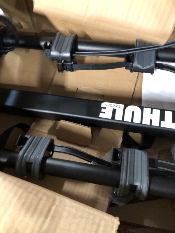 Photo 3 of **SEE NOTES MISSING PARTS
Thule Range Hitch Bike Rack BLACK 4 Bike