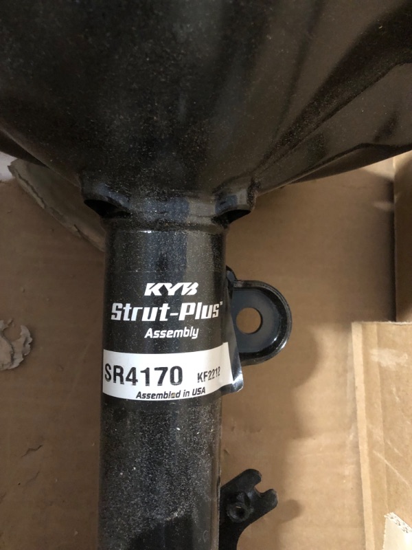 Photo 5 of *SEE  NOTES* KYB SR4170 Strut-Plus Complete Corner Unit Assembly -Strut, Mount and Spring, 1 Pack, Black