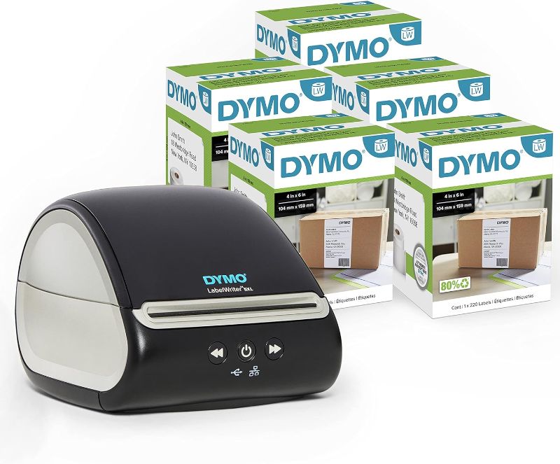 Photo 1 of DYMO LabelWriter 5XL Label Printer Bundle