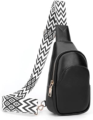 Photo 1 of JYMMD Crossbody Sling Bag - Black and White