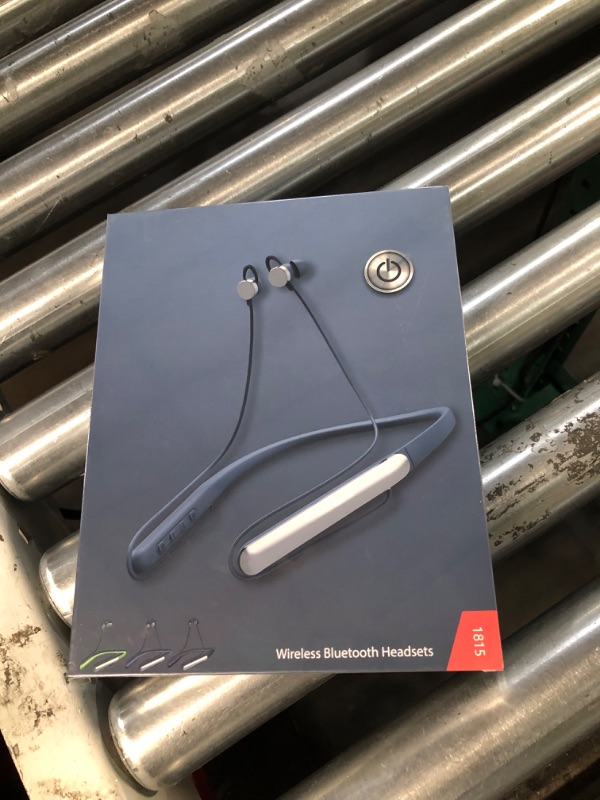 Photo 1 of ANMISON Neckband Bluetooth Headphone,Wireless Earbuds Neckband with ENC Noise Cancelling, HiFi Stereo Clear headsets, 24H Playtime,USB-C Fast Charging,IPX7 Waterproof, Built-in Microphone (Grey)