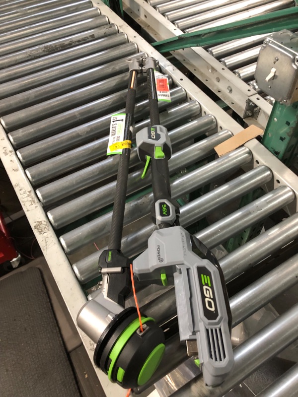 Photo 1 of *MISSING BATTERY AND BNRUISH GUARD* EGO Power+ ST1521S 15-Inch String Trimmer with POWERLOAD and Carbon Fiber Split Shaft