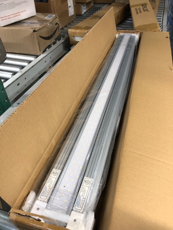 Photo 1 of 6 Pack LED Shop Light 4FT 60W, 8700LM Linkable Utility Shop Light 5000K Daylight White