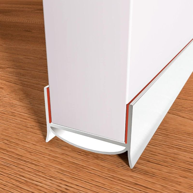 Photo 1 of  Door Draft Stopper, 39” Length Cuttable Under Door Seal, Strong Adhesive Door Sweep