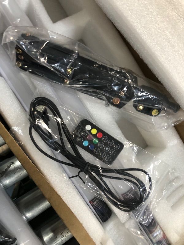 Photo 1 of 4 Pack 4ft Portable Battery Powered Tube Light 120cm Handheld LED Tube Lights with Tripods