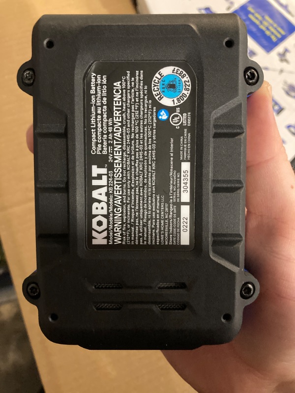 Photo 3 of (READ FULL POST) Kobalt 0.53-Gallon Plastic 24-Volt Battery Powered Handheld Sprayer