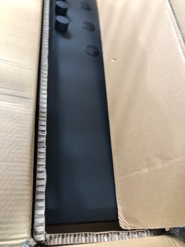 Photo 1 of BWE Rainfall Waterfall Shower Tower Panel Black 4 IN 1 with 5 Jets