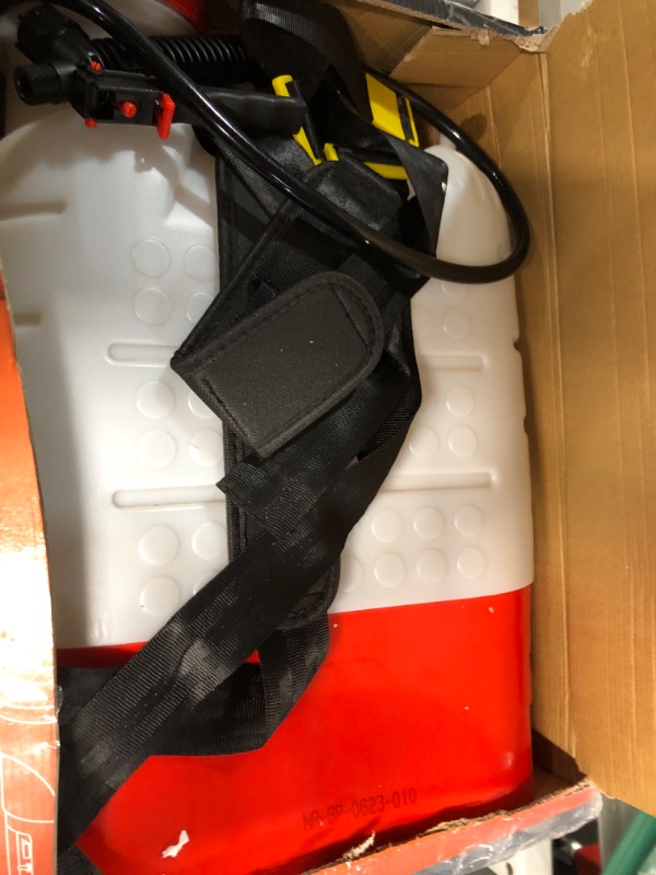 Photo 2 of 4.2 Gallon Battery Powered Backpack Sprayer - 8 Nozzles, 240ml Measuring Bottle, 100PSI Cutoff Pressure, Long Battery Life, Wide Mouth, High-Pressure Spray Hose, Trigger Lock, Pressure Knob Controller