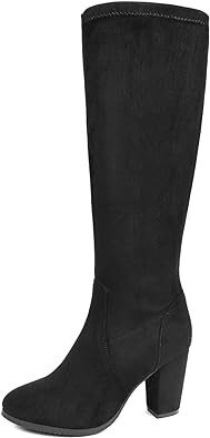 Photo 1 of DREAM PAIRS Women's Chunky Heel Knee High and Up Boots, Womens size 9. 